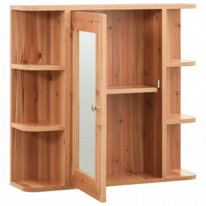 Dulap de baie cu oglinda, stejar, 66 x 17 x 63 cm, MDF - V323603V - Img 3