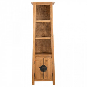 Dulap de baie, lemn masiv de pin reciclat 48x32x170 cm - V246036V - Img 4