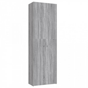 Dulap de birou, gri sonoma, 60x32x190 cm, lemn prelucrat - V815280V - Img 1