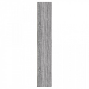 Dulap de birou, gri sonoma, 60x32x190 cm, lemn prelucrat - V815280V - Img 4