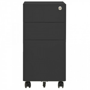 Dulap dosare mobil, antracit, 30x45x59 cm, oțel - V335985V