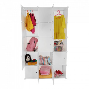 Dulap multifuncţional modular, alb - TP288648 - Img 19
