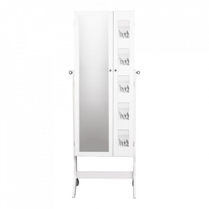 Dulăpior bijuterii, oglindă de podea albă, 53x153 cm - TP228631 - Img 16