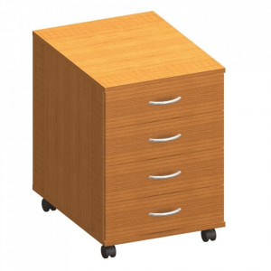 Dulăpior de birou cu încuietoare, maro, 43x61x60 cm - TP109722 - Img 5