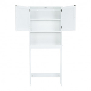 Dulăpior deasupra la WC, alb, 65x22,5x155 cm - TP228317 - Img 16