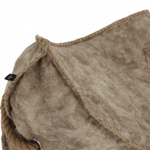 Fotoliu tip sac cu taburet, gri-maro - TP258168 - Img 6