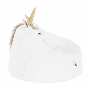 Fotoliu tip sac unicorn, alb - TP264948 - Img 12