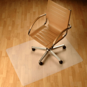 Garnitură de protecţie sub scaun, transparentă, 140x100 cm, 0, 8 mm - TP284431
