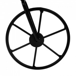 Ghiveci RETRO în formă de bicicletă, vişiniu / negru - TP285300 - Img 5