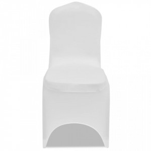 Huse de scaun elastice, 30 buc., alb - V3051637V - Img 3