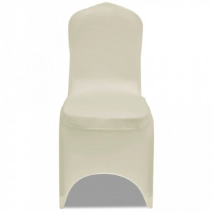 Huse elastice pentru scaun, 18 buc., crem - V3051641V - Img 3
