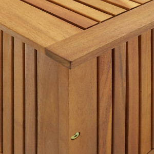 Lada de depozitare gradina, 90x50x106 cm, lemn masiv de acacia - V310282V - Img 2