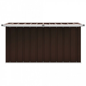 Lada de depozitare pentru gradina, maro, 129 x 67 x 65 cm - V46264V - Img 4