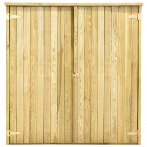 Magazie unelte de grădină, 163x50x171 cm, lemn pin tratat - V46362V - Img 3