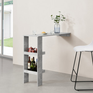 Masa bar efect beton, montabila pe perete - P73694395