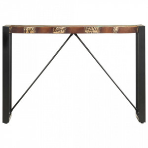 Masa consola, 110 x 35 x 76 cm, lemn masiv reciclat - V285946V - Img 2
