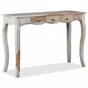 Masa consola cu 3 sertare Lemn masiv palisandru 110x40x76 cm - V244347V - Img 2