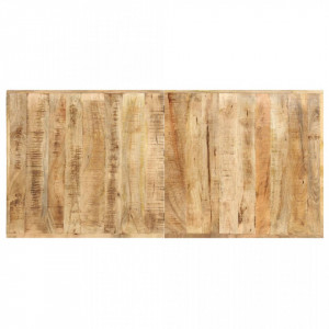 Masa de bar, 150x70x107 cm, lemn de mango nefinisat - V286612V - Img 4