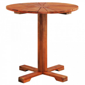 Masa de bistro, 70 x 70 cm, lemn masiv de acacia - V44037V - Img 2