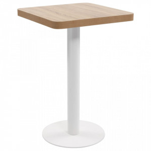 Masa de bistro, maro inchis, 50 x 50 cm, MDF - V286426V