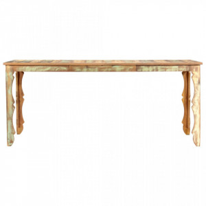 Masa de bucatarie, 180 x 90 x 76 cm, lemn masiv reciclat - V286491V - Img 2