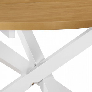 Masa de bucatarie, alb, 120 x 75 cm, MDF - V247631V - Img 3