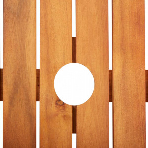 Masa de gradina, 150 x 90 x 74 cm, lemn masiv de acacia - V45962V - Img 2