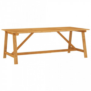 Masă de grădină, 206 x 100 x 74 cm, lemn masiv de acacia - V312407V - Img 2