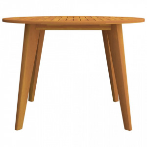 Masă de grădină, Ø110x75 cm, lemn masiv de acacia - V310301V - Img 4