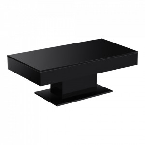 Masuta cafea cu blat mobil negru extra lucios - P71374742 - Img 3