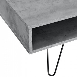 Masuta cafea moderna sufragerie, 100x60x35cm, efect beton - P55319527 - Img 3