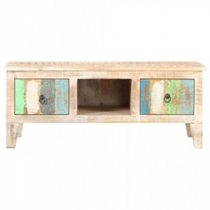 Masuta de cafea, 100 x 55 x 40 cm, lemn de acacia nefinisat - V320235V - Img 3
