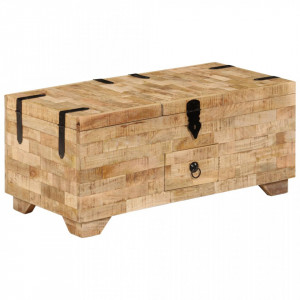 Masuta de cafea, 80 x 40 x 35 cm, lemn masiv de mango - V247327V