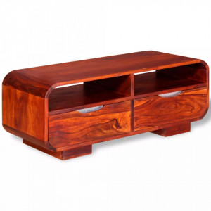 Masuta de cafea din lemn masiv de sheesham, 90 x 40 x 35 cm - V243950V - Img 4
