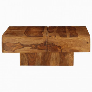 Masuta de cafea, lemn masiv de sheesham, 80 x 80 x 30 cm - V246250V - Img 3