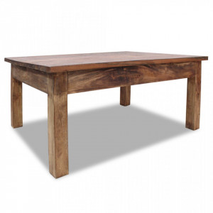 Masuta de cafea, lemn masiv reciclat, 98x73x45 cm - V244493V - Img 1
