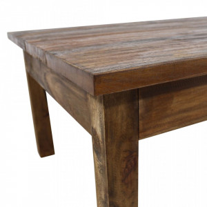 Masuta de cafea, lemn masiv reciclat, 98x73x45 cm - V244493V - Img 4