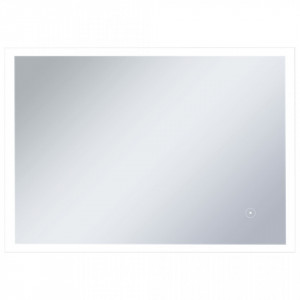 Oglinda cu LED de perete de baie cu senzor tactil, 100 x 60 cm - V144737V - Img 2