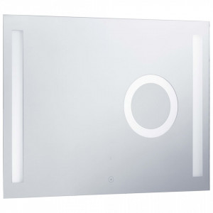 Oglinda cu LED de perete de baie cu senzor tactil, 80 x 60 cm - V144740V - Img 4
