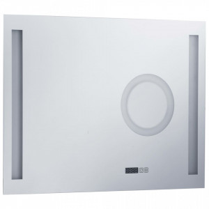 Oglinda cu LED de perete de baie cu senzor tactil, 80 x 60 cm - V144742V - Img 3