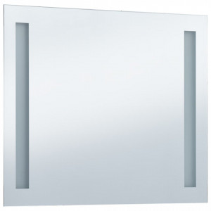 Oglinda de perete de baie cu LED, 80 x 60 cm - V144706V - Img 3