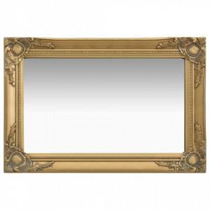 Oglinda de perete in stil baroc, auriu, 60 x 40 cm - V320329V