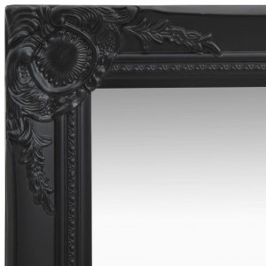 Oglinda de perete in stil baroc, negru, 60 x 40 cm - V320331V - Img 4
