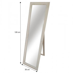 Oglindă de podea, crem, 36x126 cm - TP204411 - Img 2
