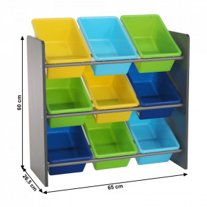 Organizator de jucării, multicolor și gri - TP274455 - Img 13
