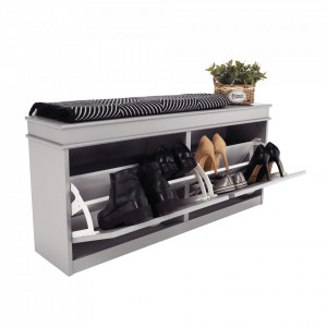 Pantofar, 2 compartimente, gri, 104x47x24 cm - TP289134 - Img 13