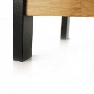 Pantofar cu rafturi, maro şi negru, 70x26x33 cm - TP272257 - Img 4