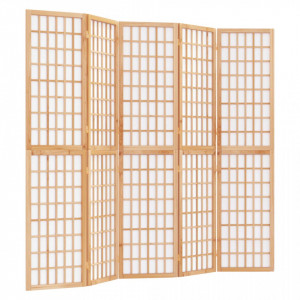 Paravan pliabil de cameră, 5 panouri, 200x170 cm, stil japonez - V352085V