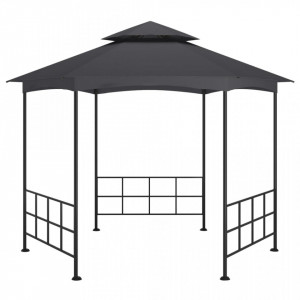 Pavilion cu pereți laterali, antracit, 3,1x2,7 m - V313933V - Img 4