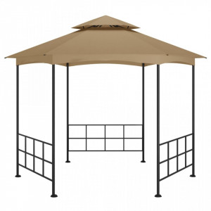 Pavilion cu pereți laterali, gri taupe, 3,1x2,7 m - V313932V - Img 3